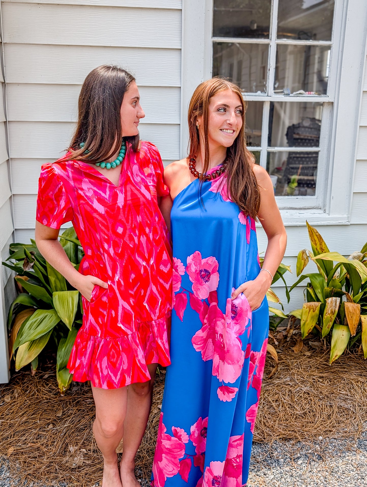 *FINAL SALE* Glena Floral Pleated Maxi Dress
