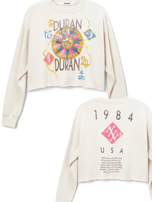 USA Tour Cropped Sweatshirt 