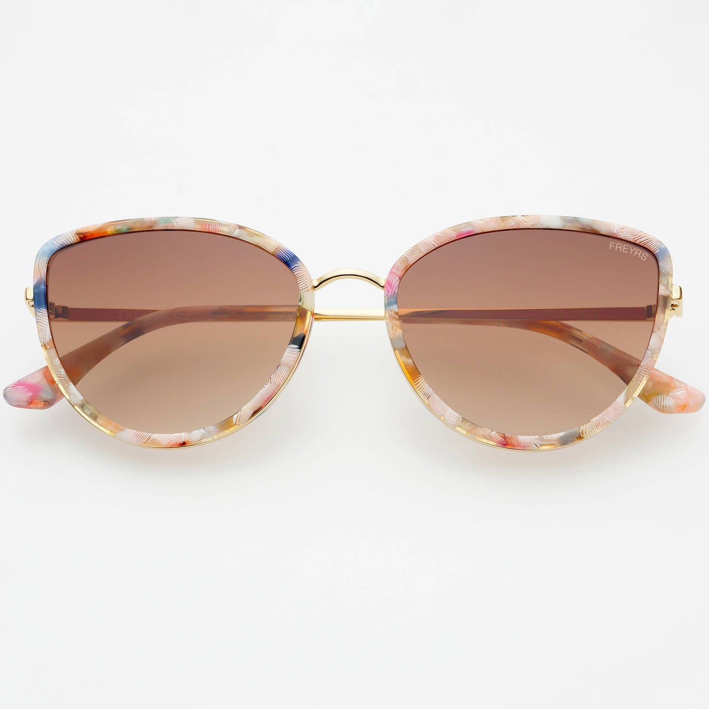 Luna Acetate Womens Cat Eye Sunglasses