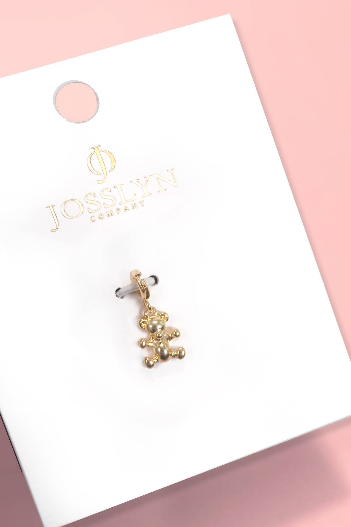 Charm 18K Real Gold Dipped with Spring Ring Clasp