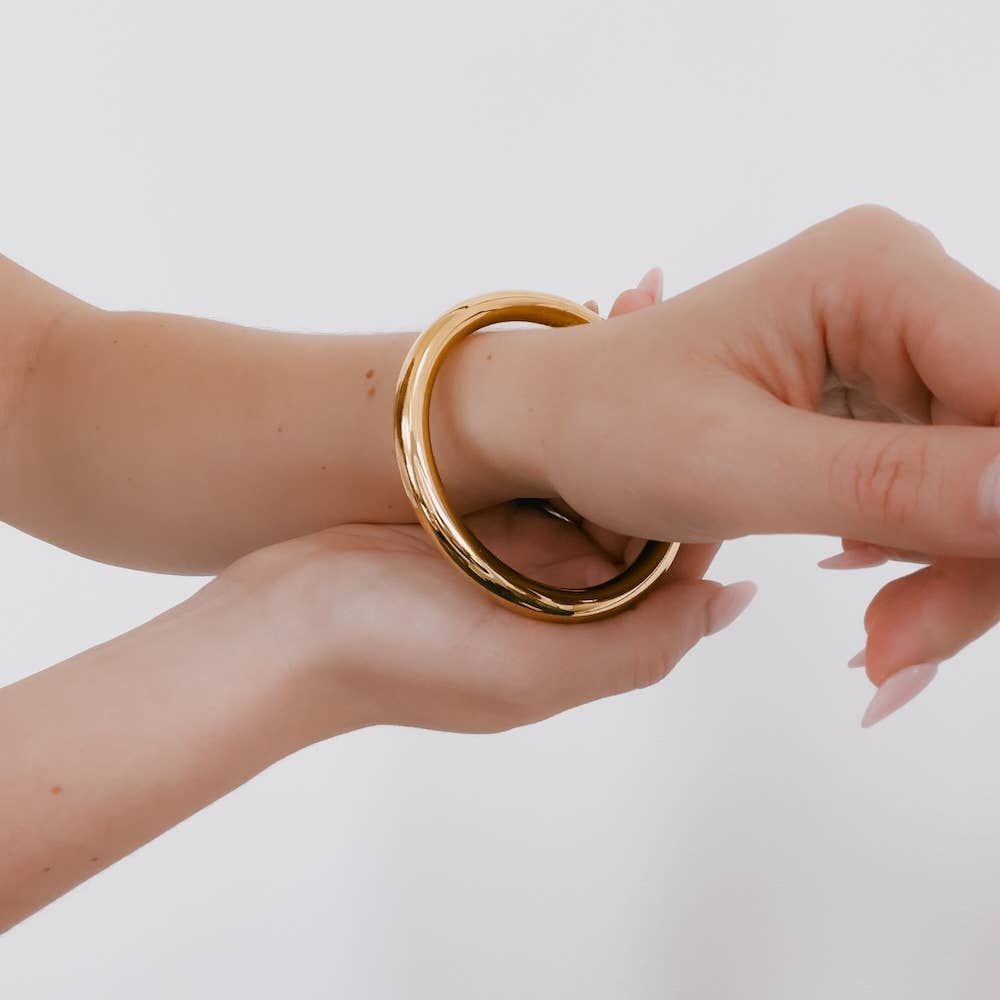 Waterproof Golden Bella Bangle Bracelet