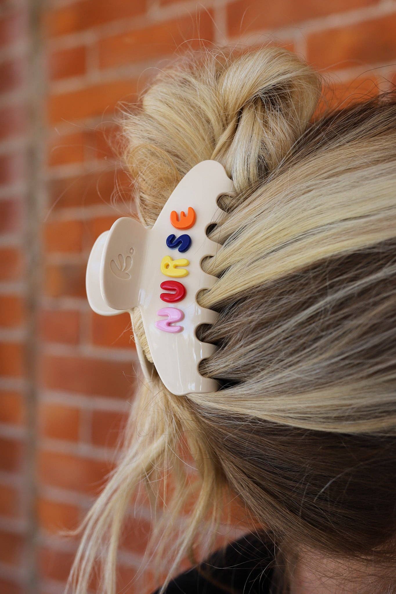 Nurse 3D Acetate Claw Clip