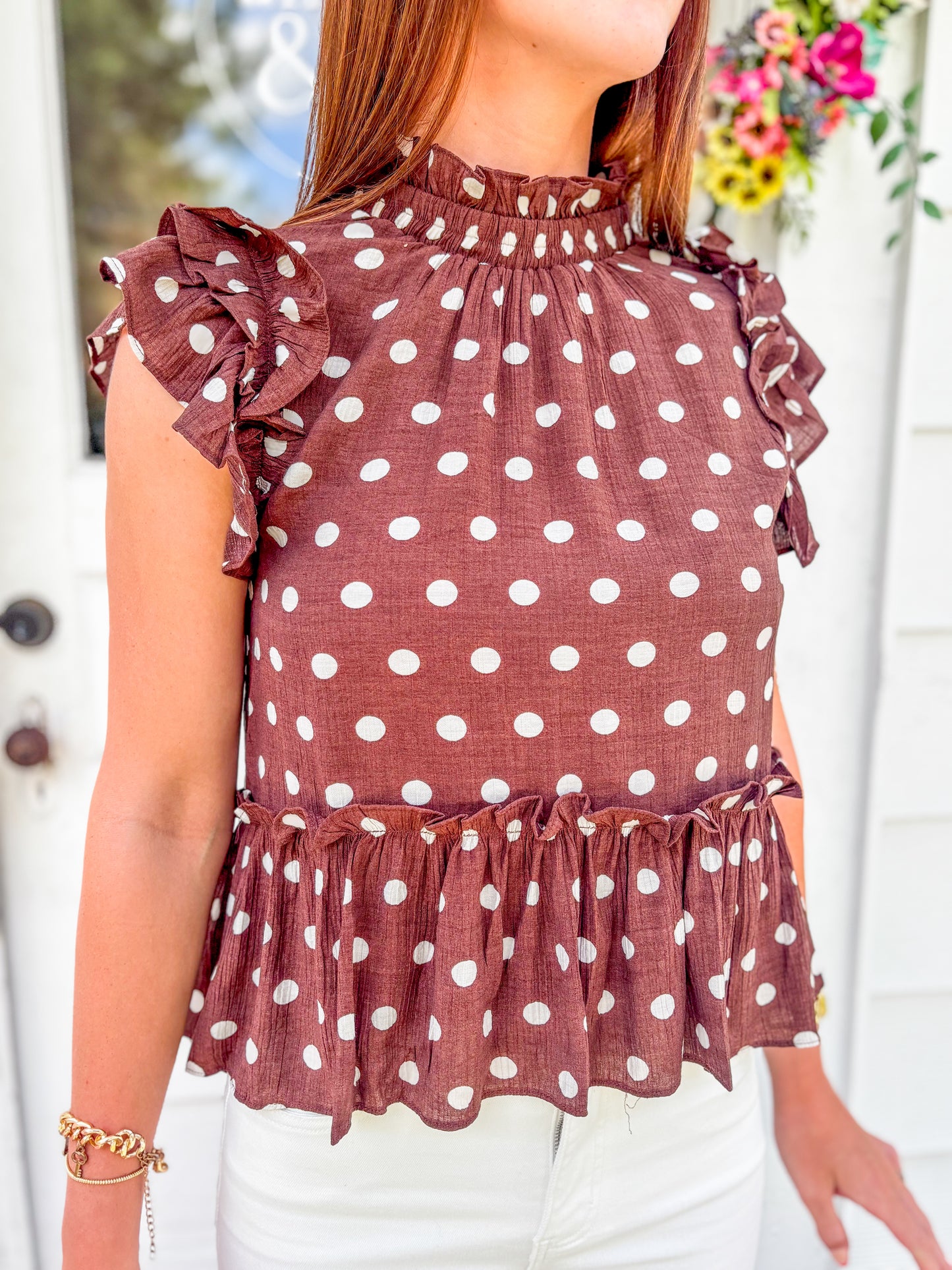 *FINAL SALE* Chestnut Moon Blouse