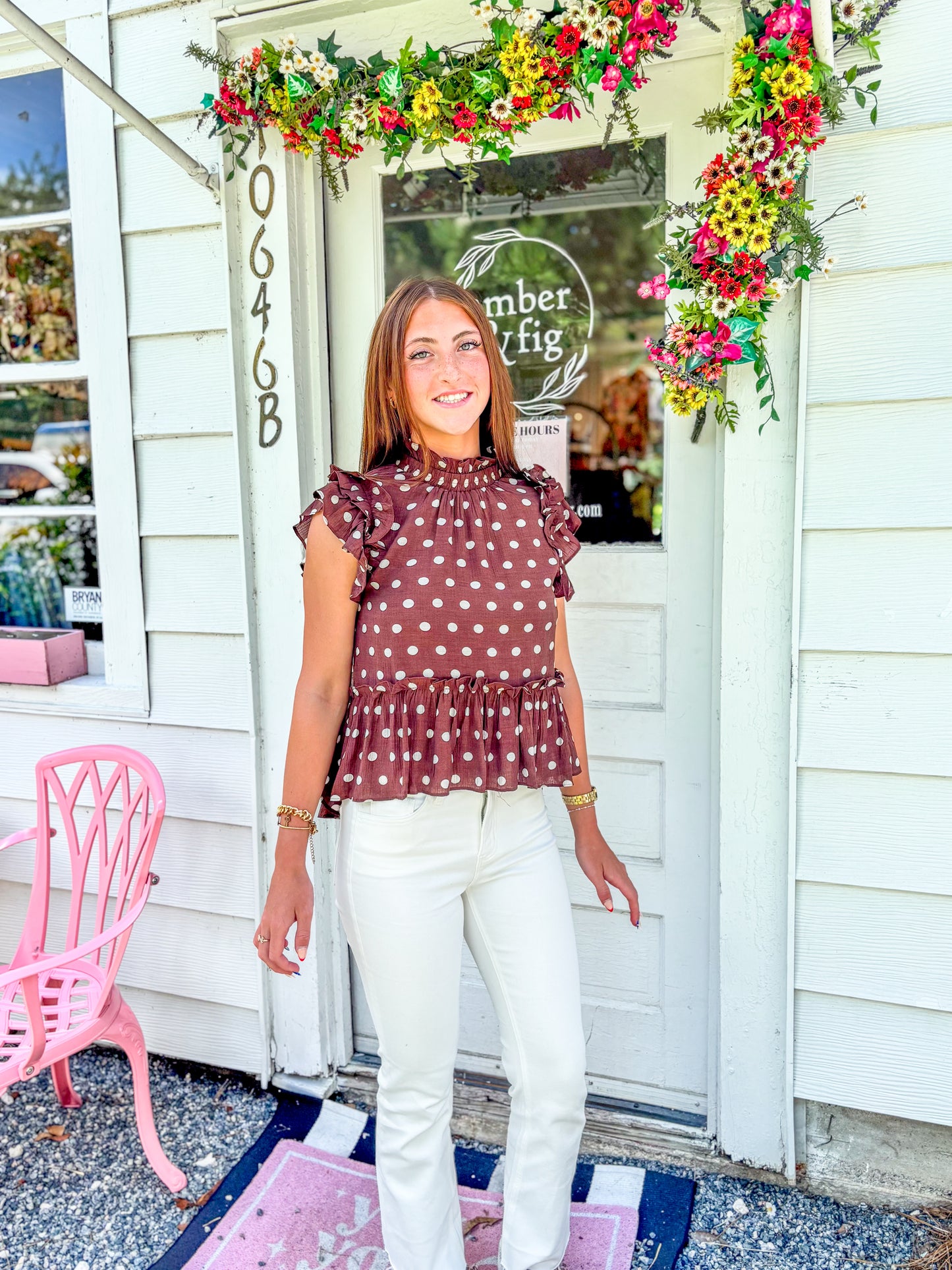*FINAL SALE* Chestnut Moon Blouse
