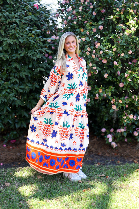 Dionysian Charm Maxi Dress