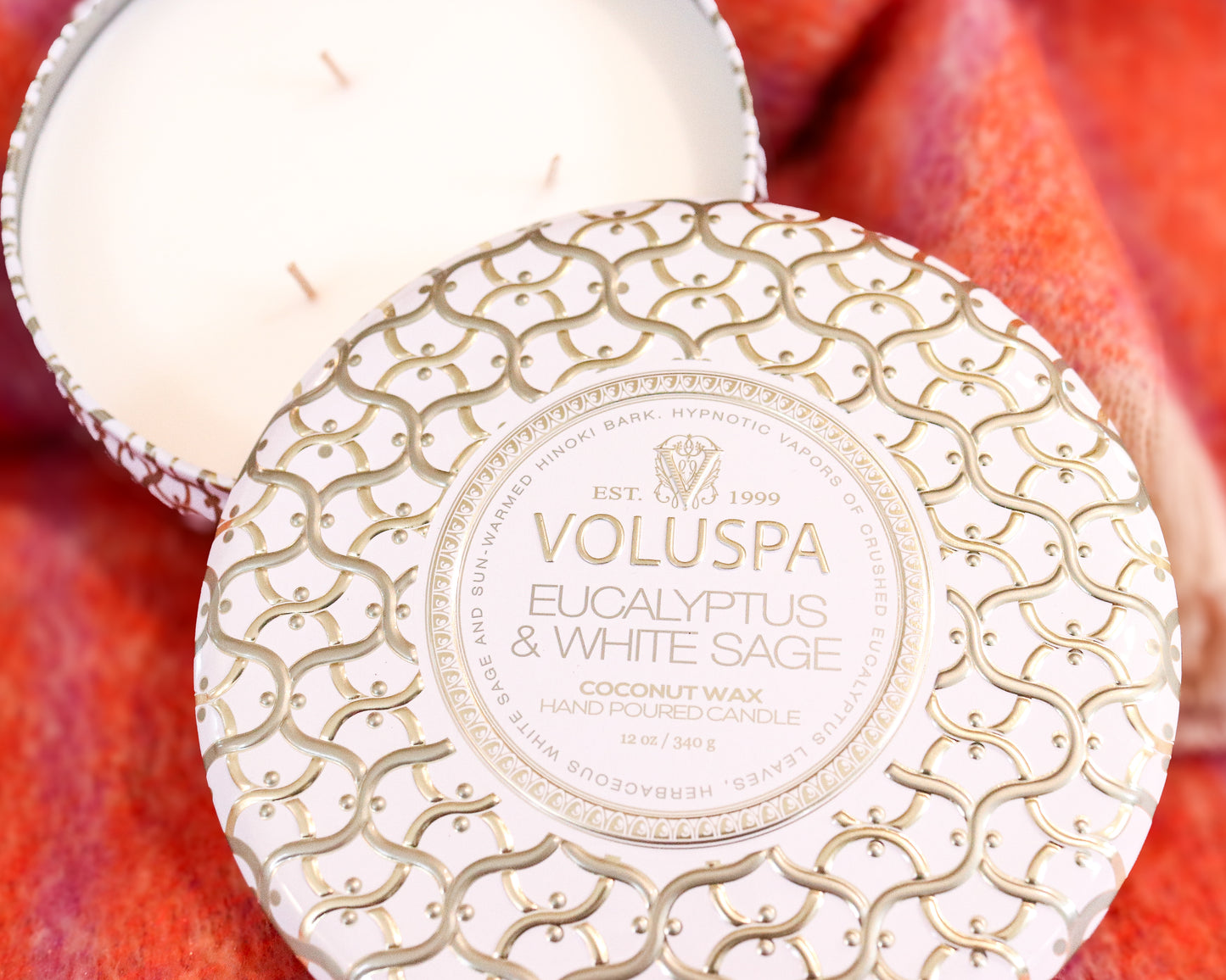 Eucalyptus 3 Wick Tin Candle