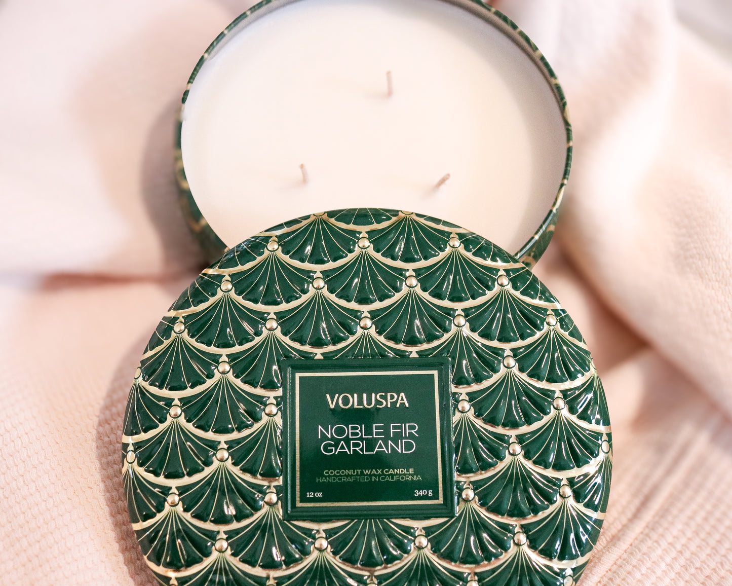 Noble Fir Garland 3 Wick Candle