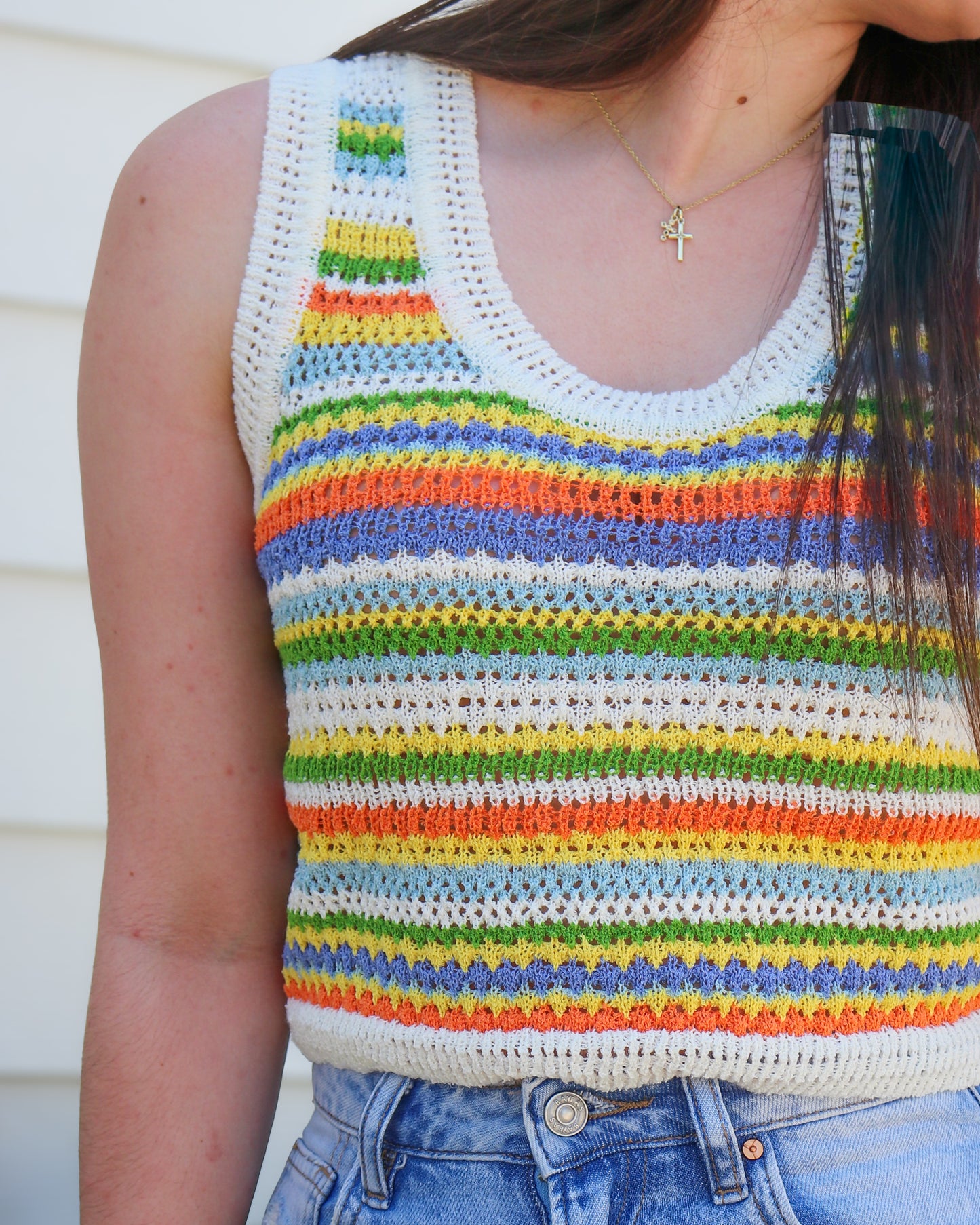 *FINAL SALE*Sylvia Stripe Sweater Vest