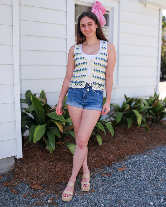 Stairsteps Crochet Vest