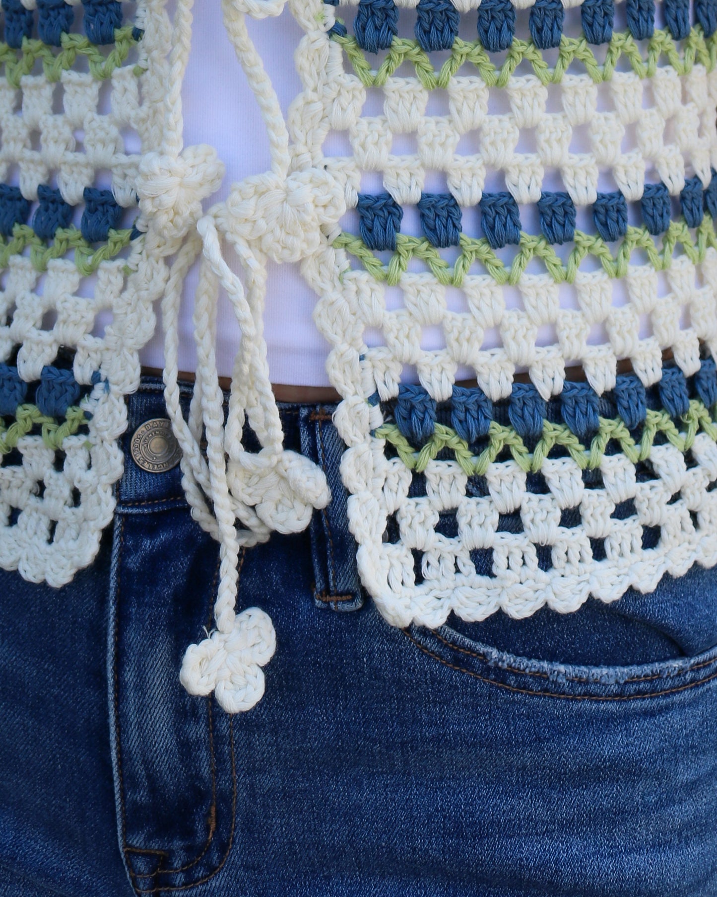 Stairsteps Crochet Vest