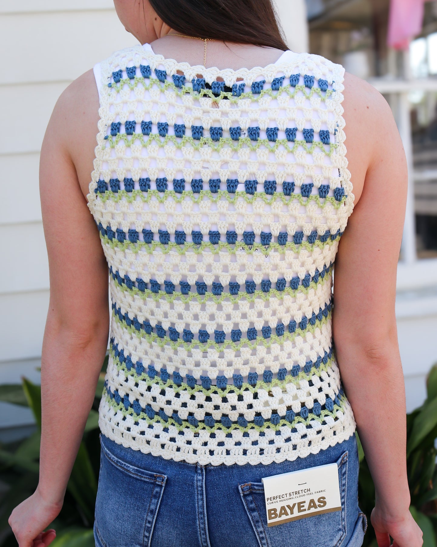 Stairsteps Crochet Vest