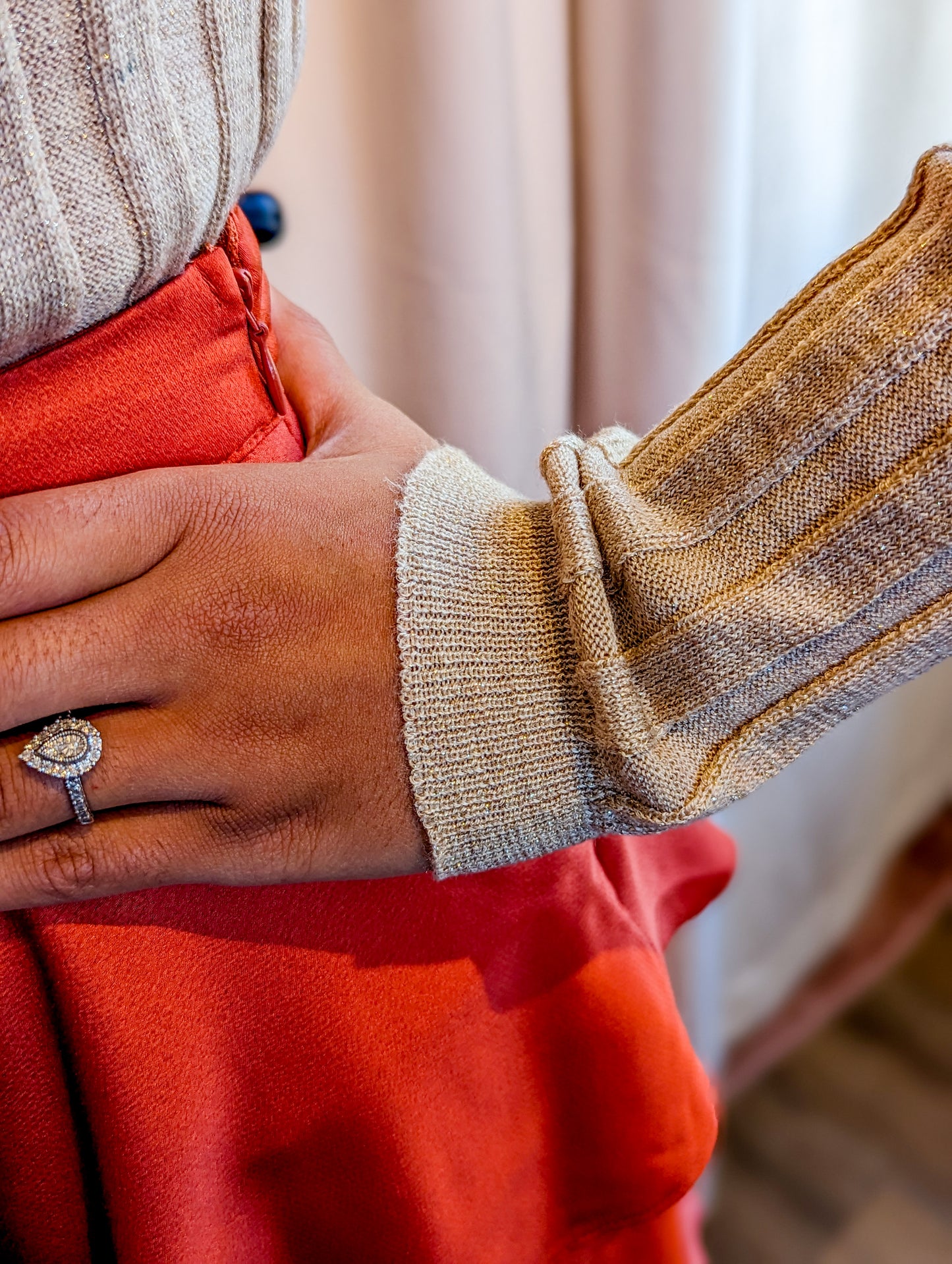 *FINAL SALE* Sand Cream Sweater Top