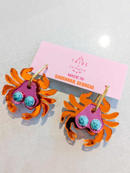 Crab Earrings