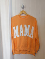 *FINAL SALE*“Mama” Ribbed Long Sleeve Top