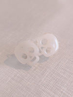 Glow in the Dark Skull Studs