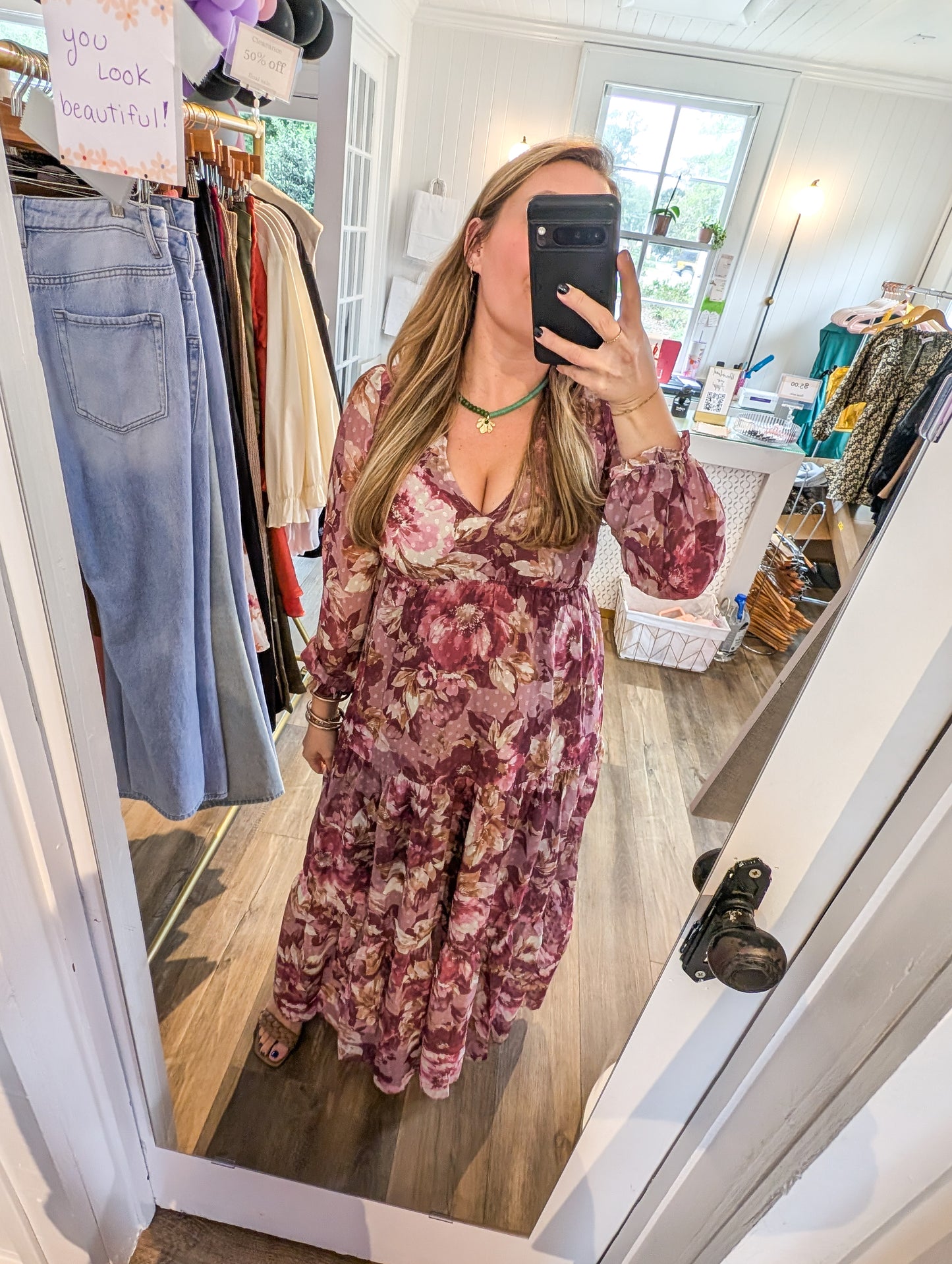 Camellia Mauve Maxi Dress