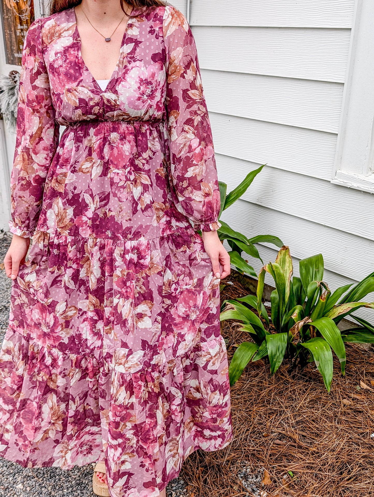 Camellia Mauve Maxi Dress