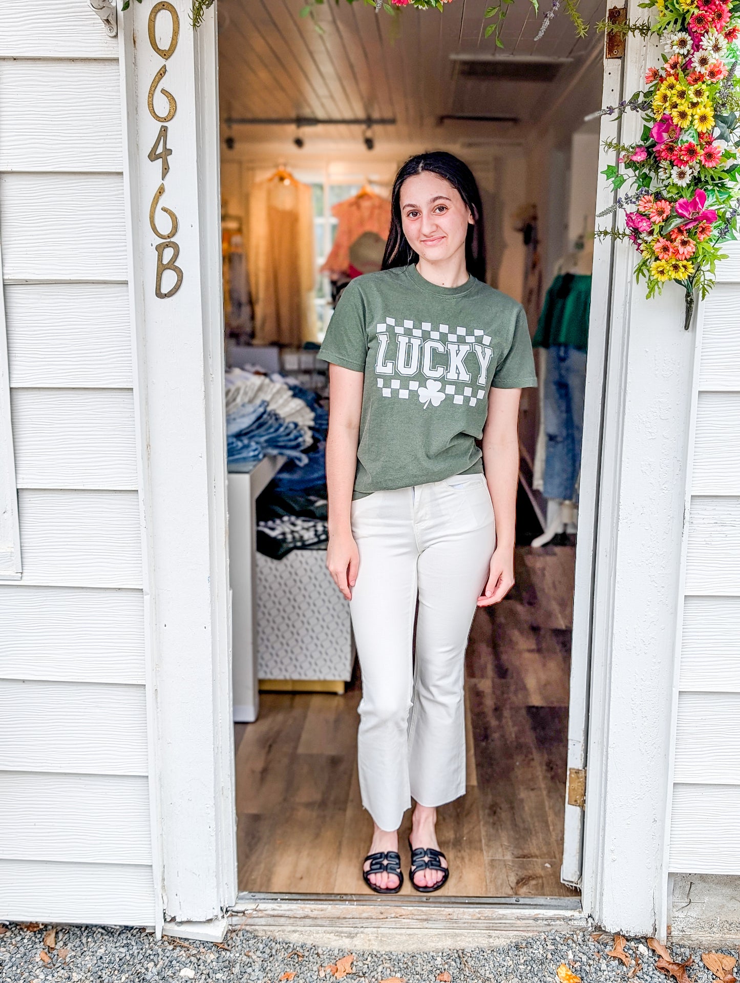 White Emily Mid Rise Raw Hem BootCut