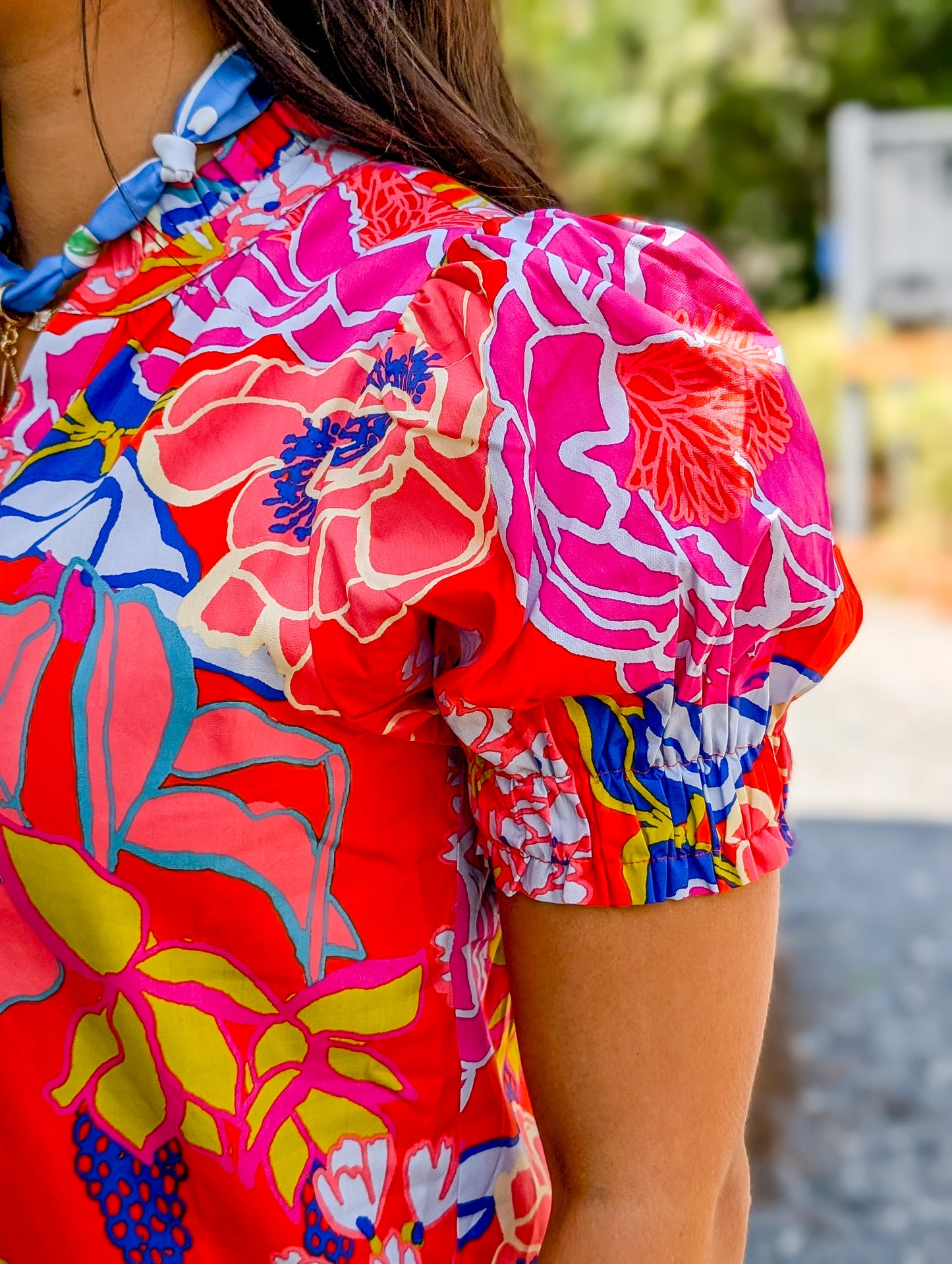 Verny Shift Mini Dress Dercy Floral