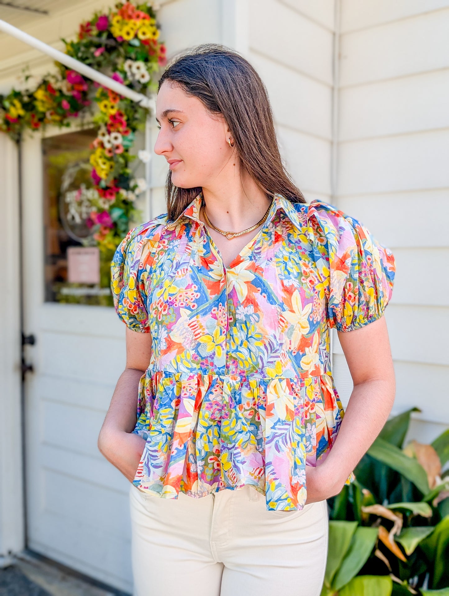 *FINAL SALE*Eros Bouquet Top