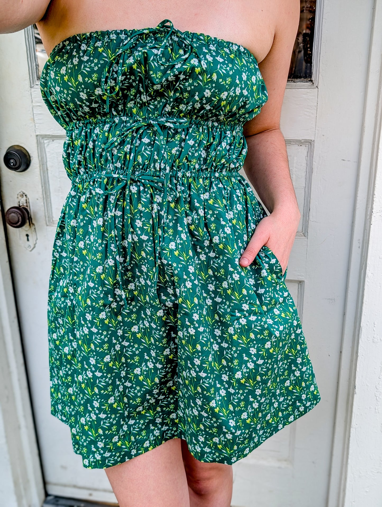 *FINAL SALE* Sun Escape Tube Mini Dress