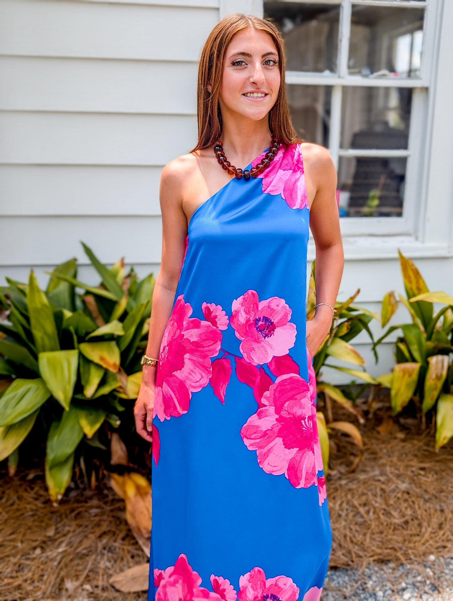 *FINAL SALE* Glena Floral Pleated Maxi Dress