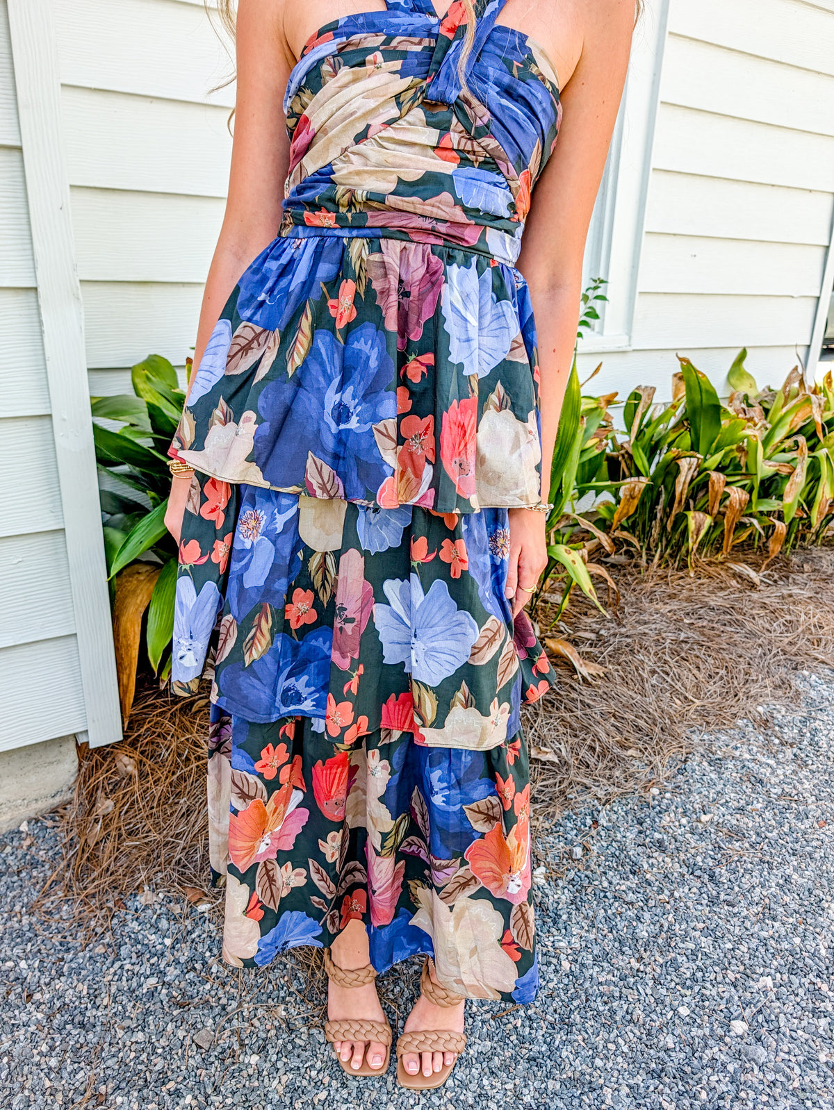 Night Blossom Maxi Dress