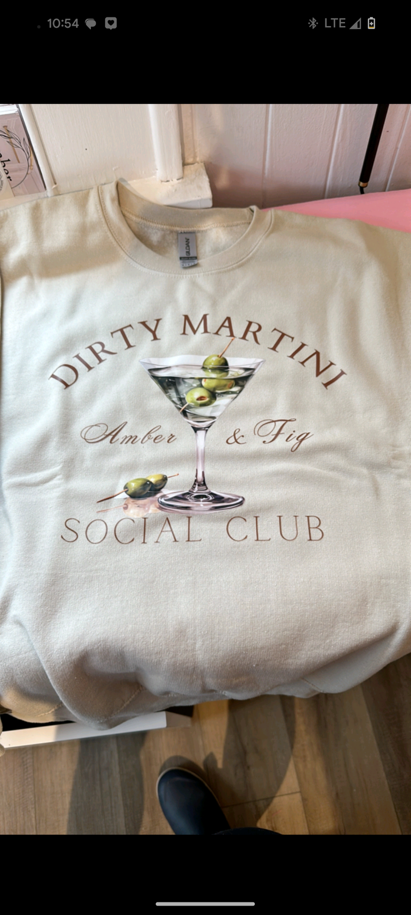 *FINAL SALE*Amber & Fig Dirty Martini Sweatshirt