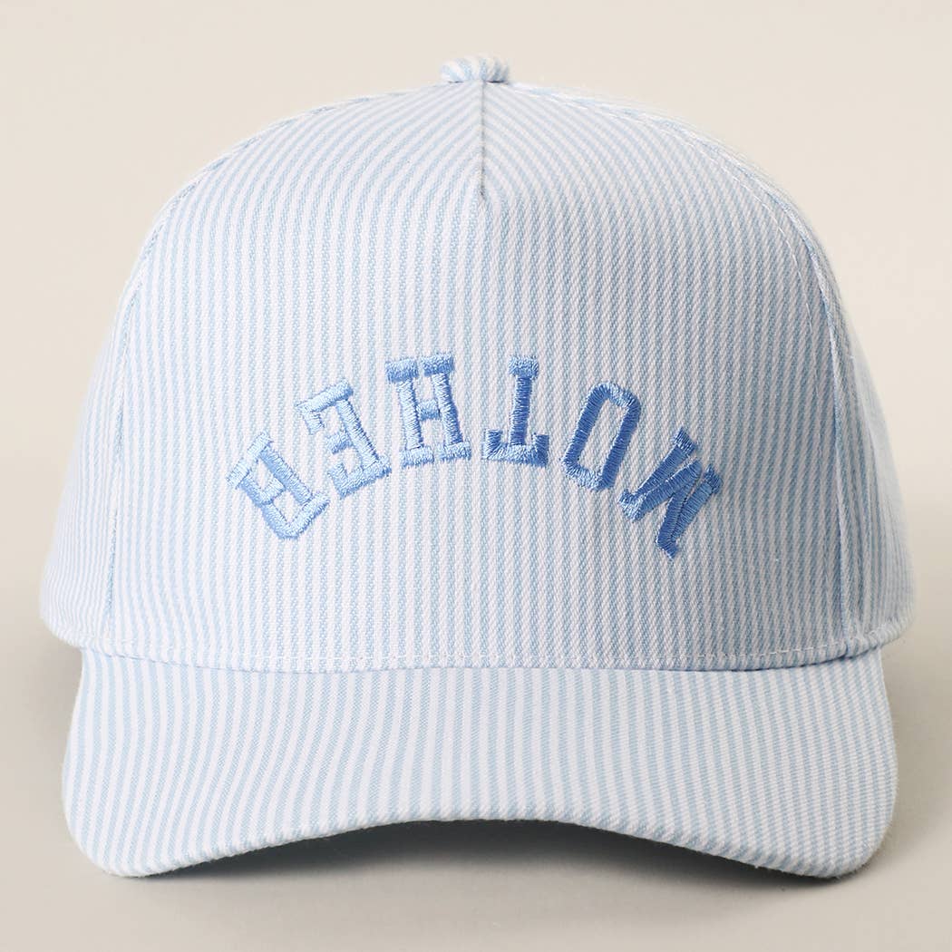 MOTHER Upside Down Embroidered Trucker Hat