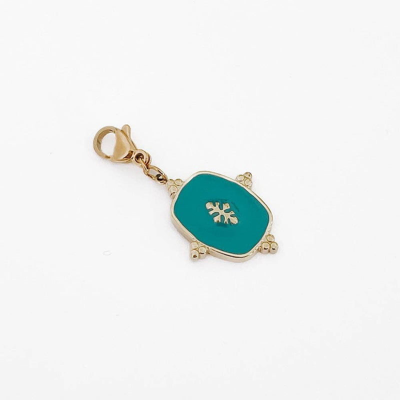 Enamel Colored Charm Bar Chanelle Charms  - WATERPROOF