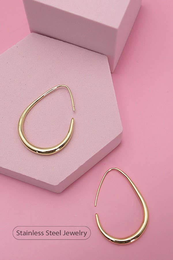 18K Stainless Steel Waterproof Free Earrings