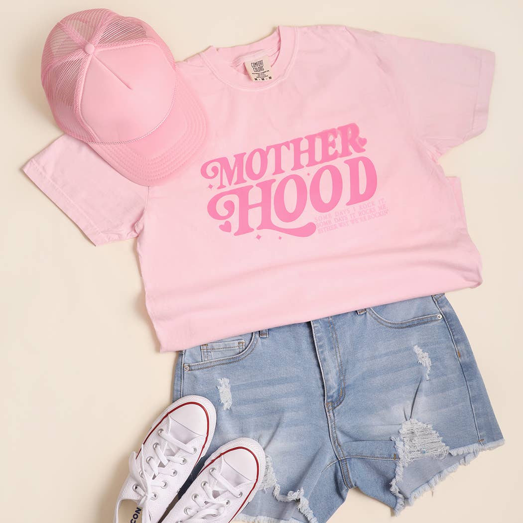 *FINAL SALE*Motherhood Graphic Garment-Dyed Heavy Cotton T-Shirt
