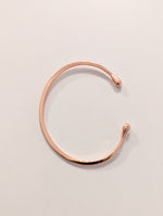 Rose gold dainty cuff bracelet