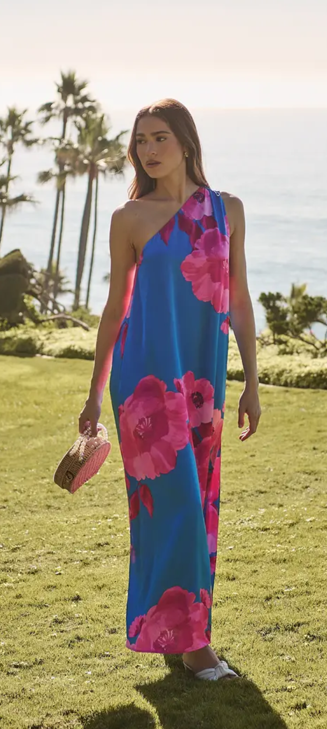 *FINAL SALE* Glena Floral Pleated Maxi Dress