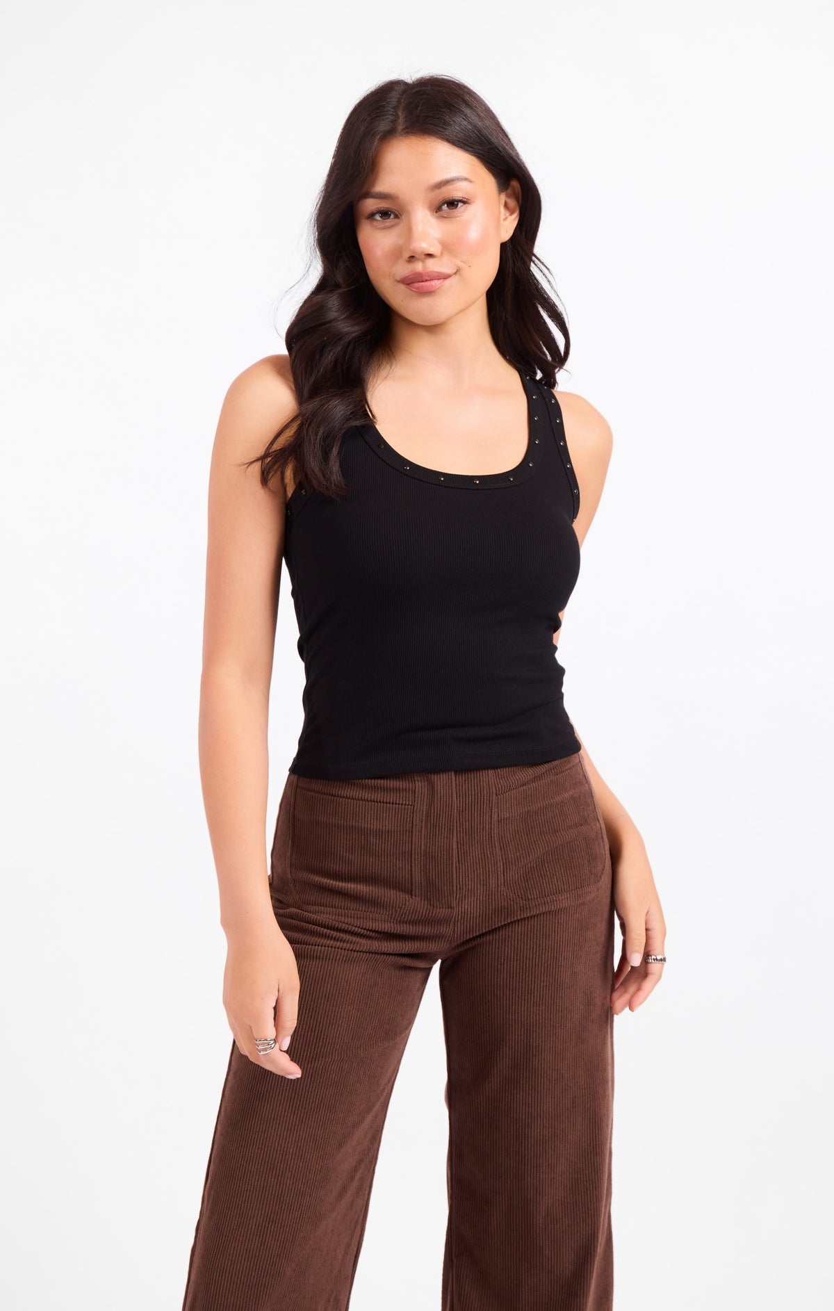 Ruby Studded Knit Tank